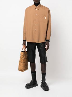 Chemise avec poches Marni marron