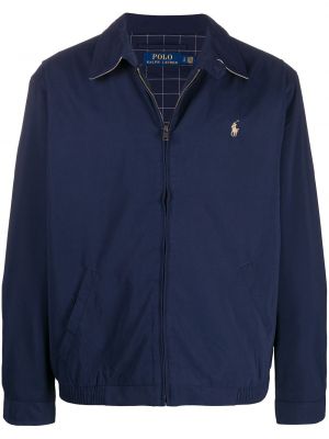 Jacke mit stickerei mit reißverschluss Polo Ralph Lauren blau
