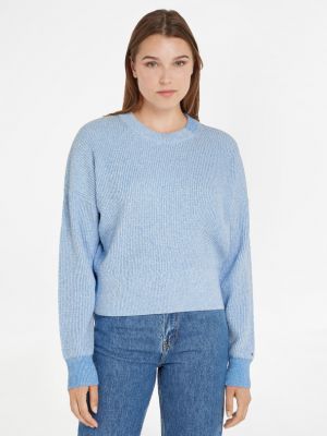 Sweter Tommy Hilfiger niebieski