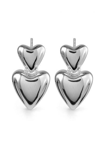 Auskarai su širdelėmis Otiumberg sidabrinė