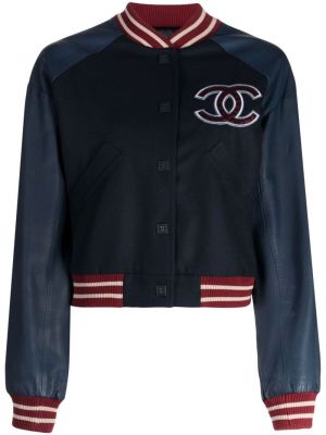 Giacca bomber Chanel Pre-owned blu
