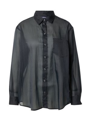 Oversize прозрачна блуза с яка Gap