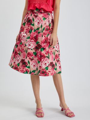 Gėlėtas sijonas Orsay rožinė