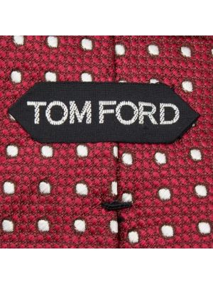 Jedwabna szal Tom Ford Pre-owned różowa