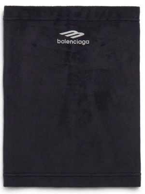 Schal mit print Balenciaga schwarz