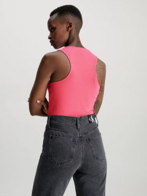Tank top Calvin Klein Jeans růžový