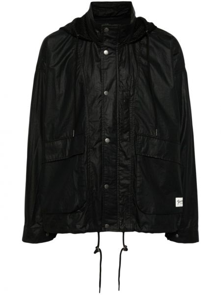 Bomber jakna s kapuljačom Five Cm crna