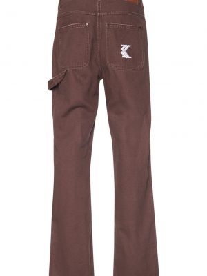 Pantaloni Karl Kani marrone