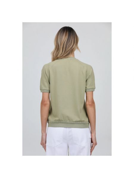 Camiseta manga corta de cuello redondo Gran Sasso verde