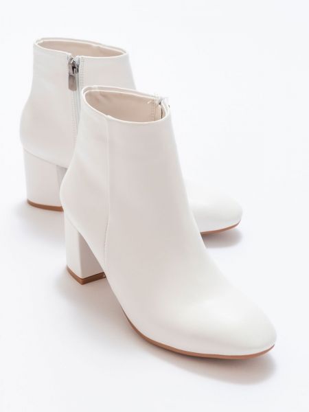 Kotníkové boty Luvishoes bílé