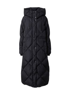 Пухено зимно палто Weekend Max Mara черно