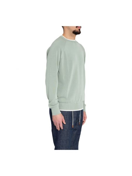 Suéter de cuello redondo Eleventy verde