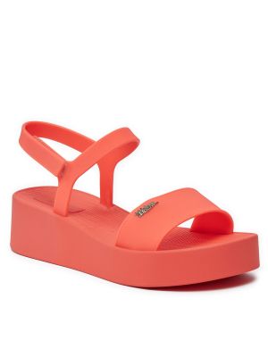 Sandale cu platformă Melissa roșu