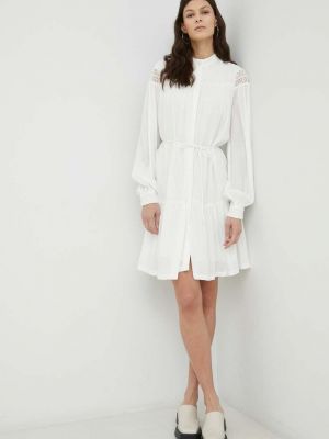 Sukienka mini oversize Bruuns Bazaar biała