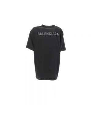 Czarna koszulka Balenciaga