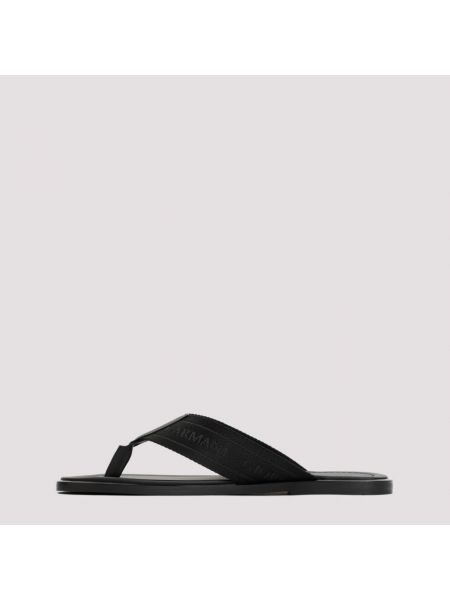 Sandały z paskami Giorgio Armani czarne