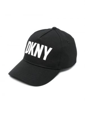 Puuvilla lippalakki tytöille Dkny Kids musta