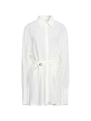 Шелковая блузка Sportmax белая