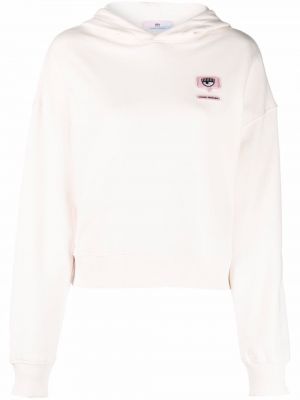 Пуловер с заплатками Chiara Ferragni, белый