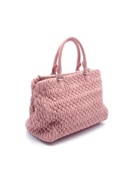 Bolsas de cadena de cuero Miu Miu Pre-owned rosa