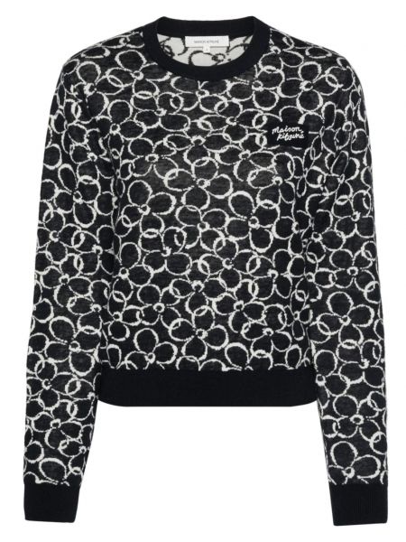 Džemper s cvjetnim printom Maison Kitsuné