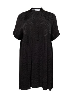 Košeľové šaty Selected Femme čierna