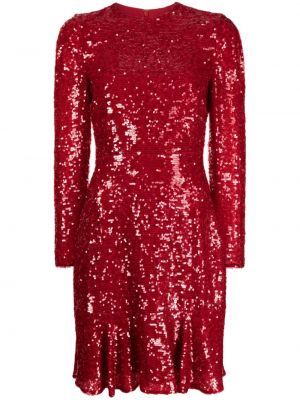 Koktejlové šaty Erdem červené