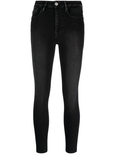 Strečové džíny Frame černé