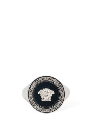 Srebrny pierścionek Versace