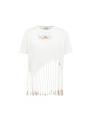 Koszulka z kryształkami Collina Strada biała
