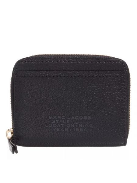 Кожаный кошелек на молнии Marc Jacobs черный