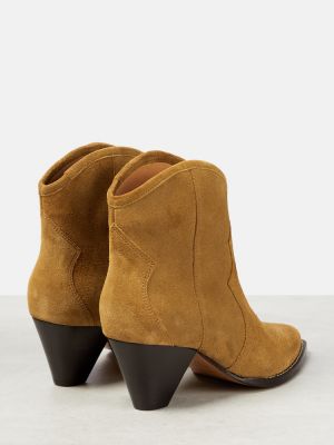 Botines de ante Isabel Marant beige