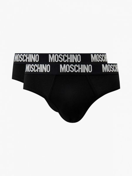 Трусы Moschino Underwear черные