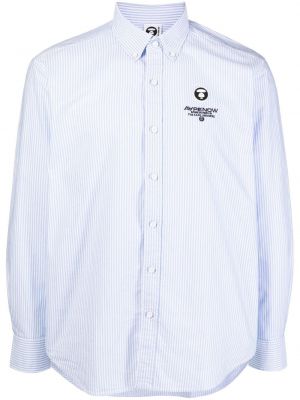 Camicia ricamata a righe Aape By *a Bathing Ape®