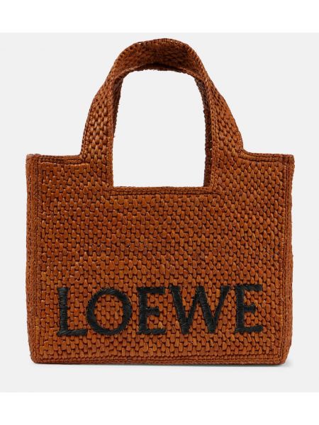 Bolso shopper Loewe dorado