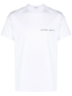 Тениска бродирана Maison Labiche бяло