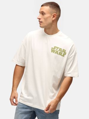 T-shirt à motif mélangé à motif étoile Recovered