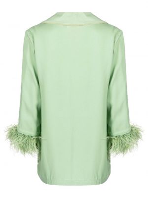 Pyjama à plumes à imprimé Sleeper vert