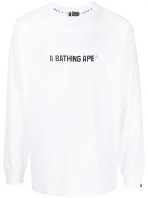 Trykt t-skjorte A Bathing Ape® hvit