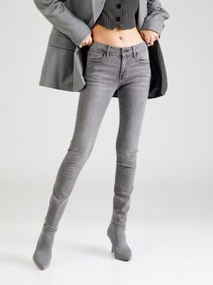 Skinny fit džínsy Esprit sivá