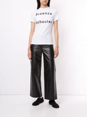 Raštuotas marškinėliai Proenza Schouler White Label