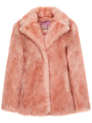 Kurtka z futerkiem Unreal Fur różowa