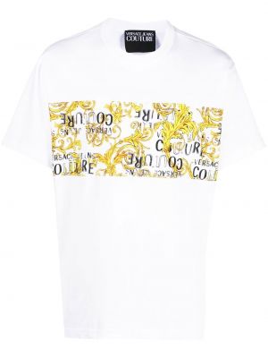 Versace Jeans Couture T-shirt con stampa - Bianco