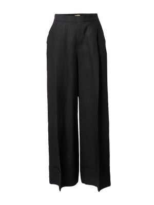 Широки панталони тип „марлен“ United Colors Of Benetton черно