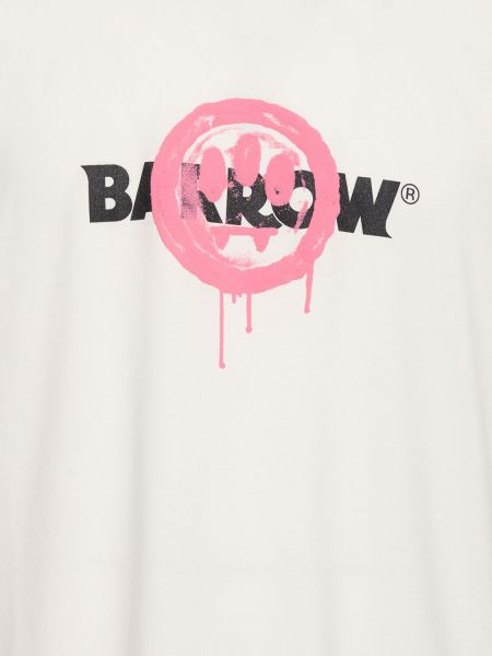 Camiseta de algodón Barrow blanco