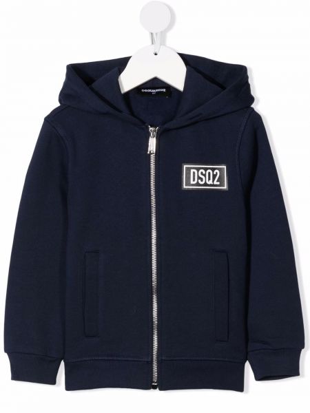 Hette lang jakke for jenter Dsquared2 Kids blå