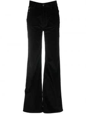 Кадифени прав панталон Vivienne Westwood черно