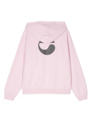 Kapučdžemperis ar apdruku Coperni rozā