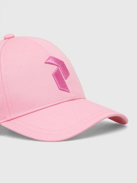 Pamučna kapa Peak Performance ružičasta