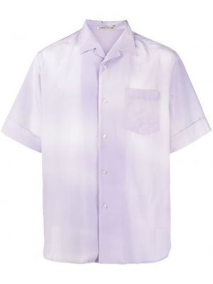 Chemise avec manches courtes Samuel Guì Yang violet